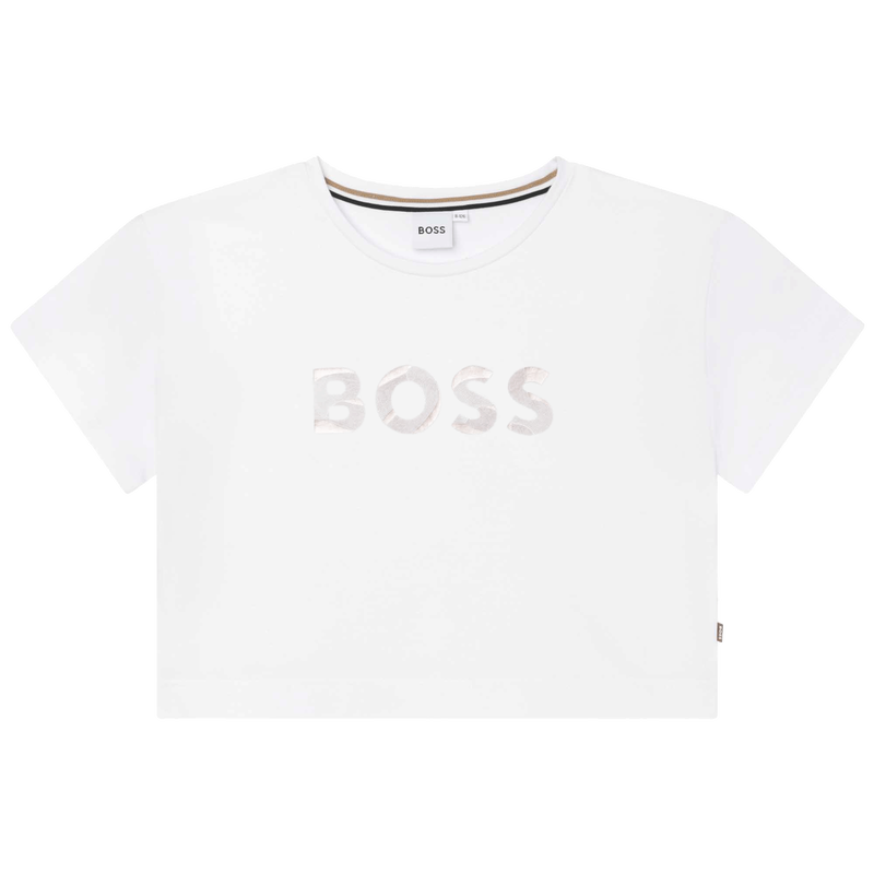 Short-sleeved cotton t-shirt BOSS 
                    GIRL