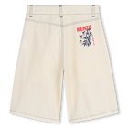 Cal&ccedil;&otilde;es poplin bermuda KENZO KIDS 
                    BOY
