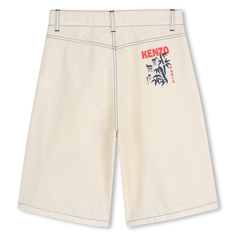 CAL&Ccedil;&Otilde;ES POPLIN BERMUDA KENZO KIDS 
                        BOY