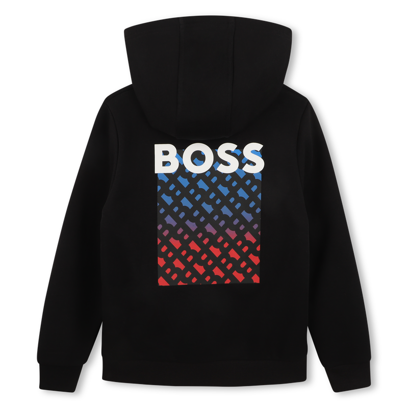 SWEAT COM CAPUCHA BOSS 
                        MENINO