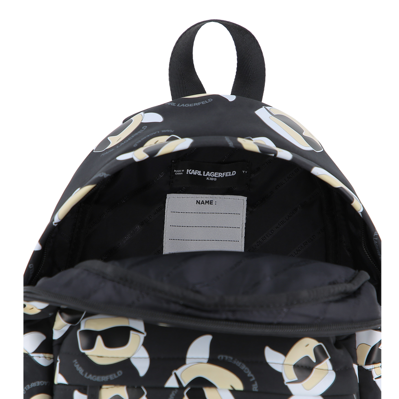Mochila pequena KARL LAGERFELD KIDS 
                    BOY