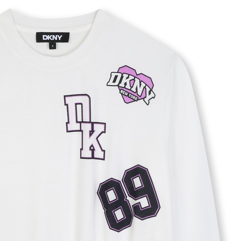 Camiseta de manga longa DKNY 
                        GIRL