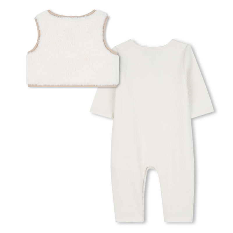 Conjunto de macacão e cardigã TIMBERLAND 
                    BOY
