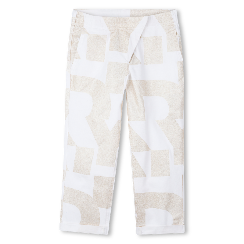 Cal&ccedil;as em algod&atilde;o e linho DKNY 
                        GIRL