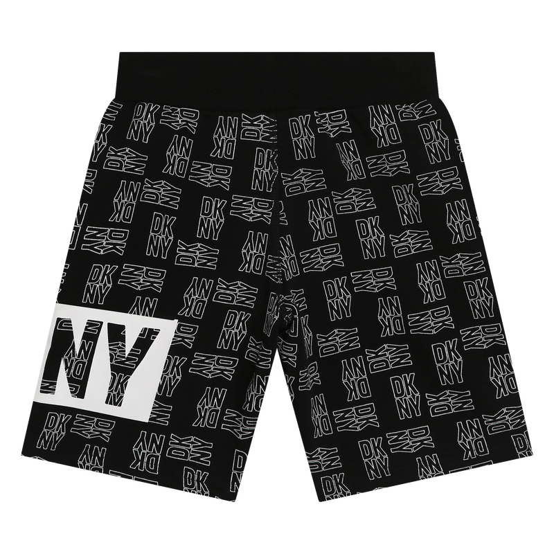 Calções de moletão estampado DKNY 
                    UNISEX