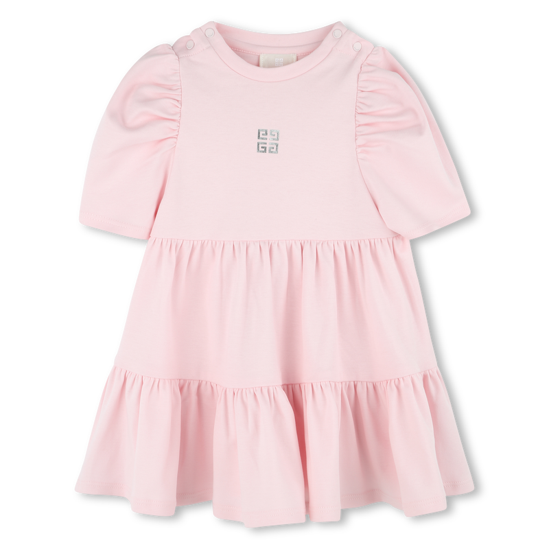 Vestido mangas curtas algodão GIVENCHY 
                    GIRL