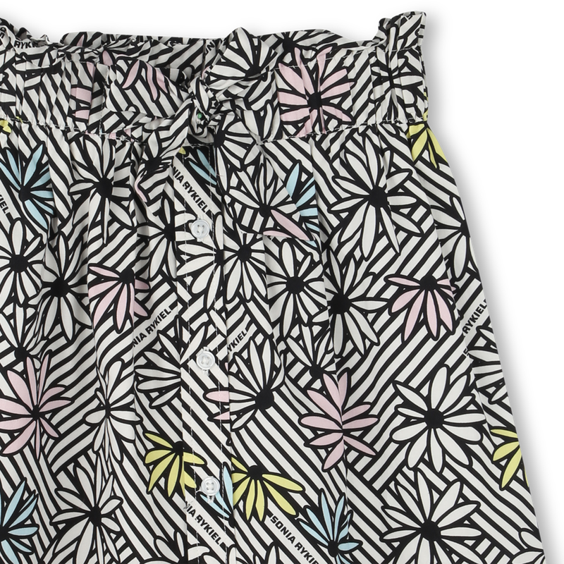 Saia estampada colorida SONIA RYKIEL 
                        GIRL
