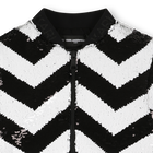 Vestido com abertura com z&iacute;per KARL LAGERFELD KIDS 
                    GIRL