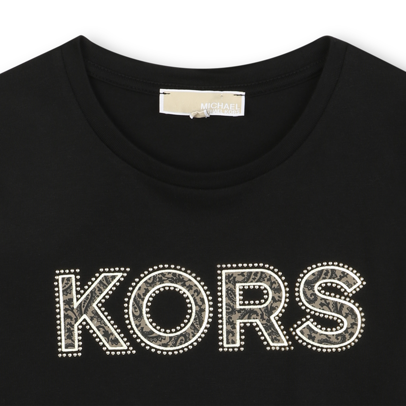 T-shirt de manga comprida em jersey MICHAEL KORS 
                        GIRL