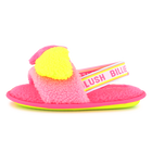 Chinelos em malha polar BILLIEBLUSH 
                    GIRL