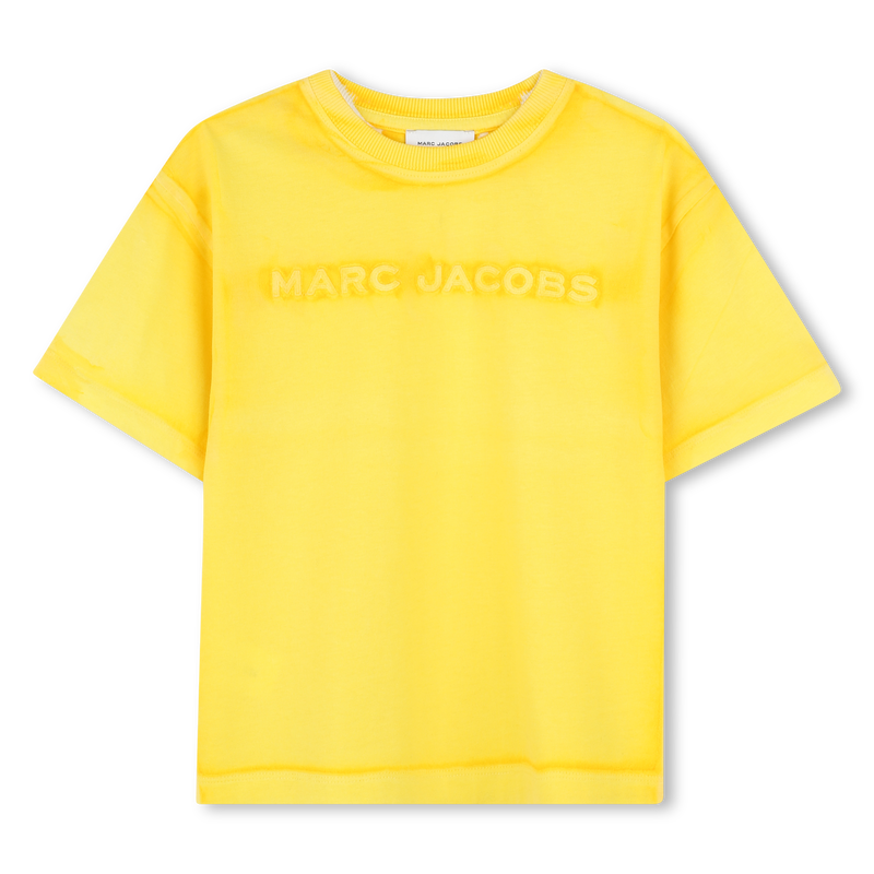 T-shirt de algod&atilde;o com bordado MARC JACOBS 
                        UNISEX