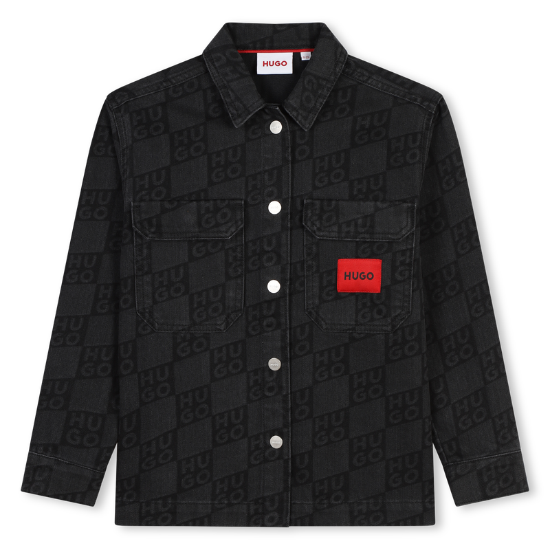 Sobrecamisa de algodão HUGO 
                    BOY