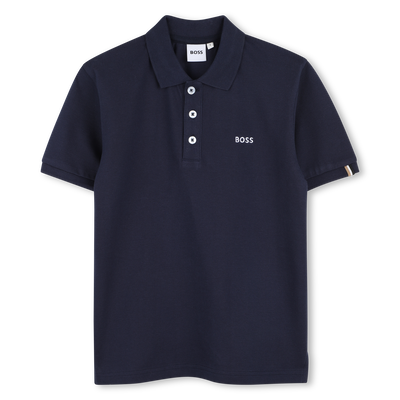 Polo de manga curta BOSS MENINO