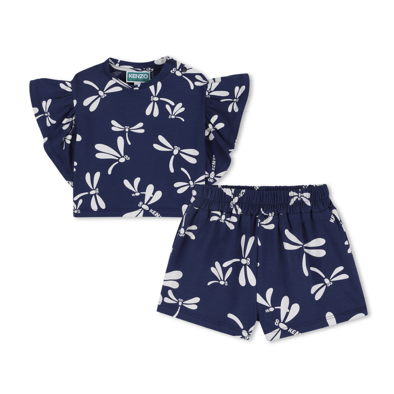 CONJUNTO DE T-SHIRTS E CAL&Ccedil;&Otilde;ES KENZO KIDS 
                        GIRL