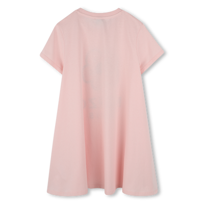 Vestido largo com estampado KENZO KIDS GIRL