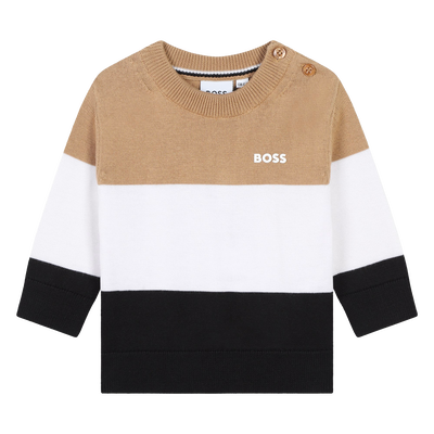 Camisola às riscas de algodão BOSS BOY