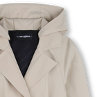 Trench coat forrado KARL LAGERFELD KIDS 
                    MENINA