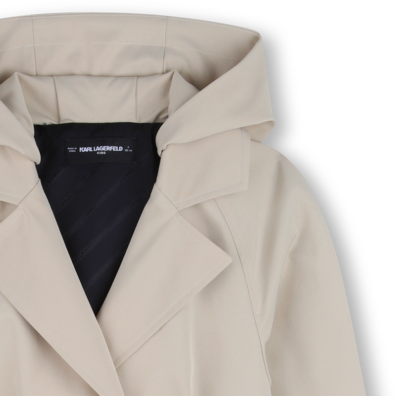 TRENCH COAT FORRADO KARL LAGERFELD KIDS 
                        GIRL