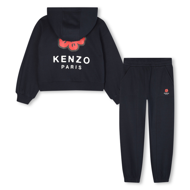 Conjunto de cardigã e calças de lã KENZO KIDS 
                    GIRL