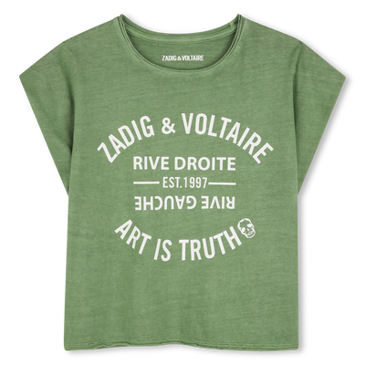 T-SHIRT DE MANGA CURTA ZADIG & VOLTAIRE GIRL