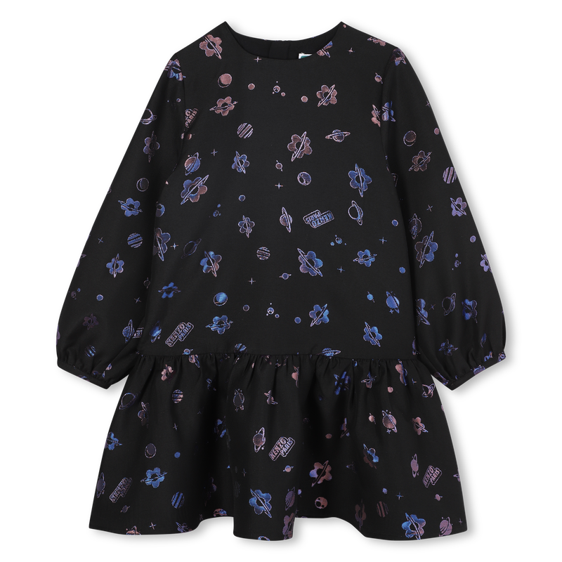 Vestido de manga comprida KENZO KIDS 
                    GIRL