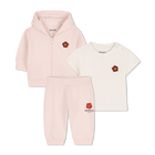 Conjunto t-shirt, cardigan e cal&ccedil;as KENZO KIDS 
                    UNISEX