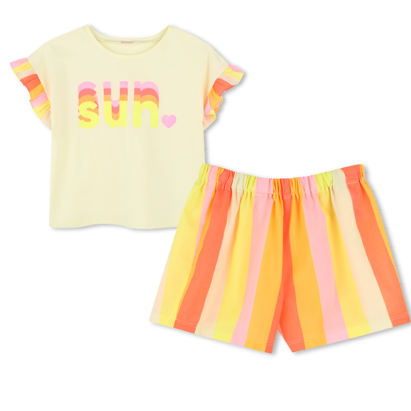 Conjunto de t-shirt e cal&ccedil;&otilde;es BILLIEBLUSH 
                        GIRL