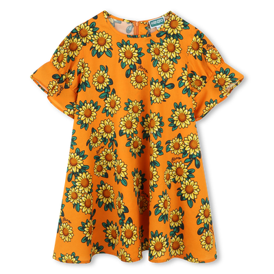 Vestido girass&oacute;is estampados KENZO KIDS GIRL