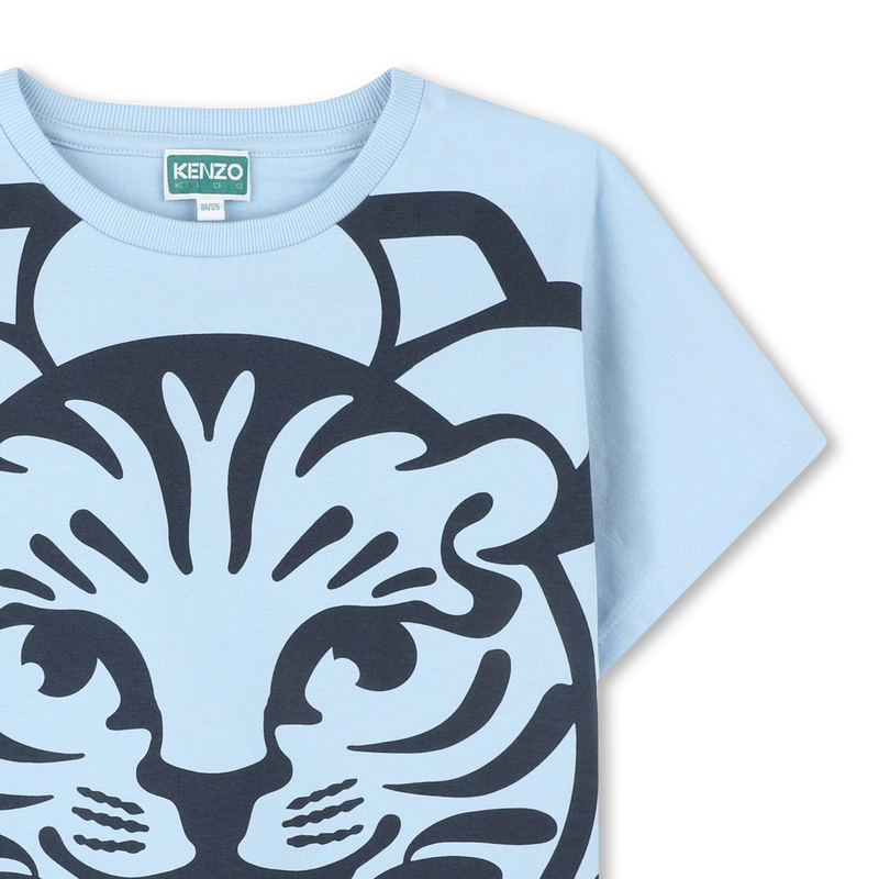 T-shirt manga curta em algod&atilde;o KENZO KIDS 
                        UNISEX