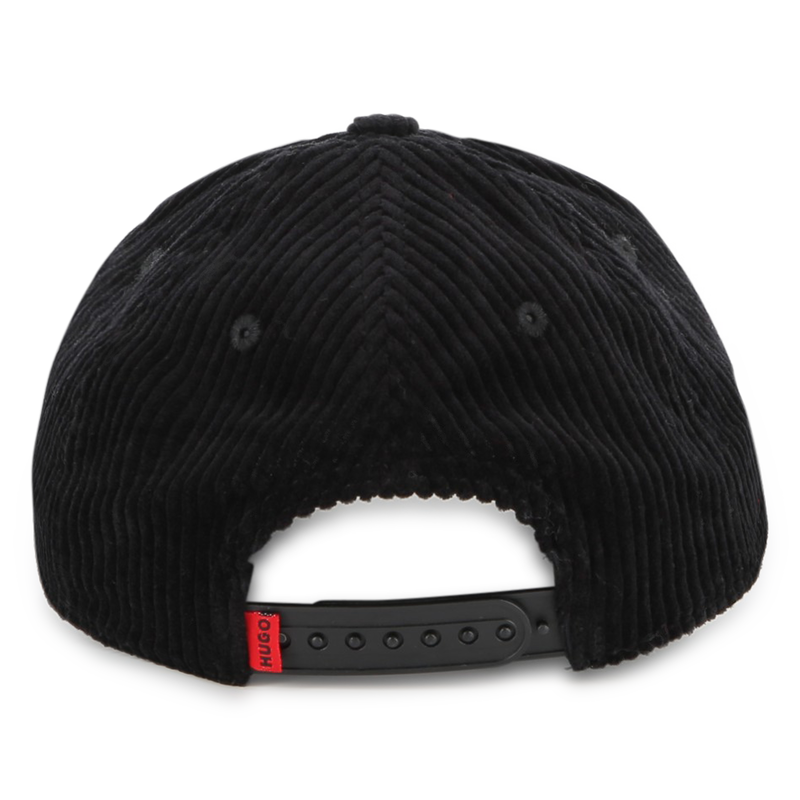 Boné de veludo cotelê HUGO 
                    UNISEX