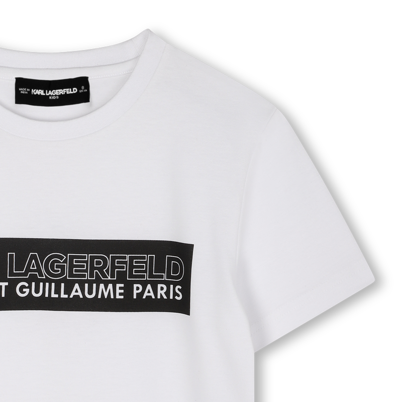 T-shirt de manga curta KARL LAGERFELD KIDS 
                    BOY