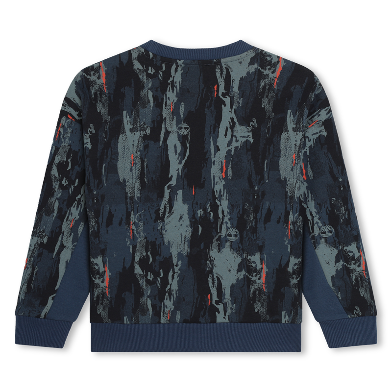 Printed Fleece Sweatshirt TIMBERLAND 
                    BOY