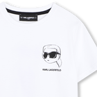 Camiseta de mangas curtas KARL LAGERFELD KIDS 
                    MENINO