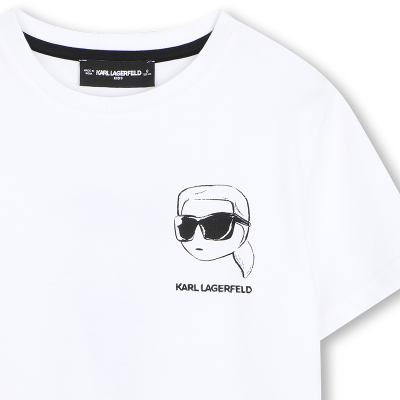 Camiseta de mangas curtas KARL LAGERFELD KIDS 
                        MENINO