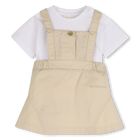 Conjunto de vestido e t-shirt GIVENCHY 
                    GIRL