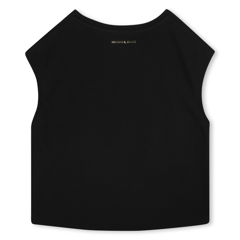 T-shirt de cerim&oacute;nia algod&atilde;o MICHAEL KORS 
                        GIRL