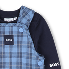 Conjunto de macac&atilde;o e camiseta BOSS 
                    MENINO