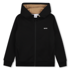 Cardigan  com capuz BOSS 
                    MENINO