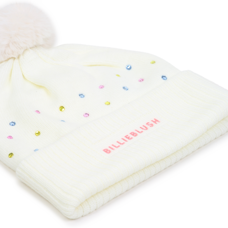 Gorro com strass multicoloridos BILLIEBLUSH 
                        GIRL