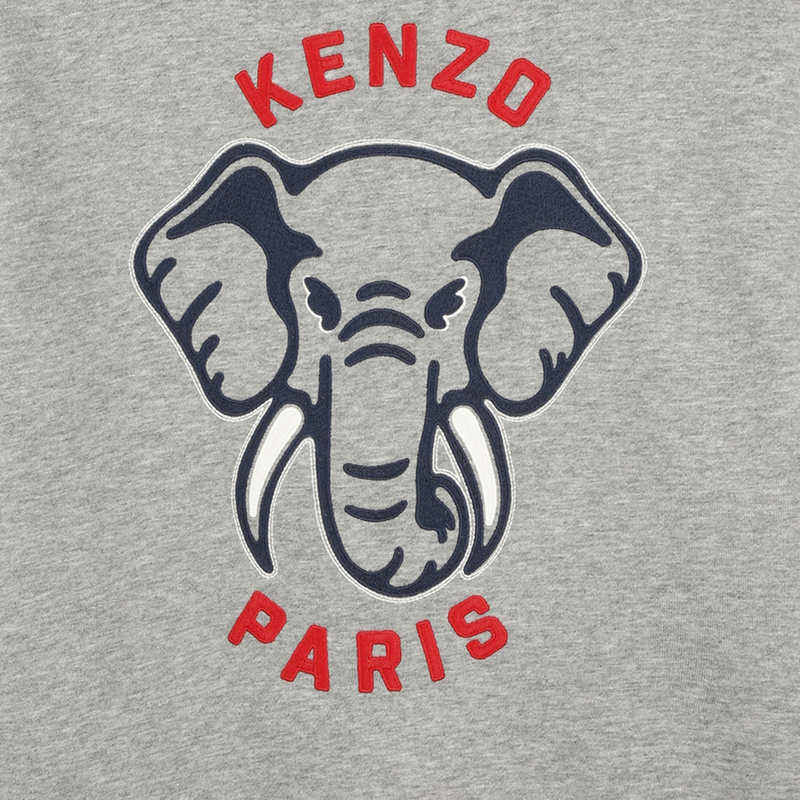 Vestido em moletão com capuz KENZO KIDS 
                    GIRL