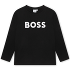 Camiseta de manga longa, PRETO, hi-res