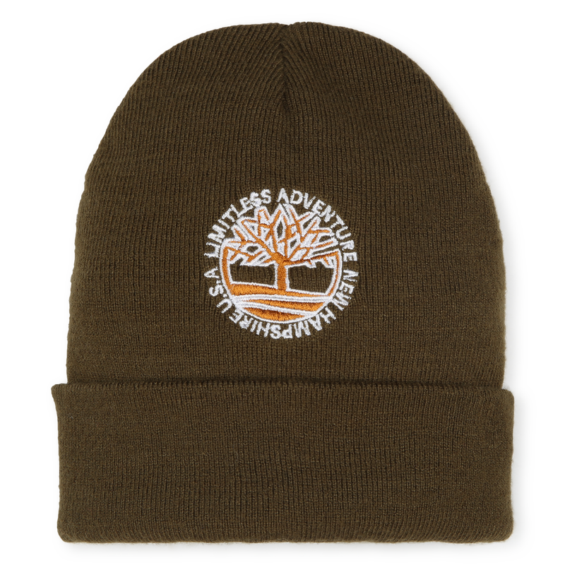 Embroidered Knit Hat TIMBERLAND 
                    BOY