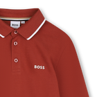 Polo de mangas longas BOSS 
                    BOY