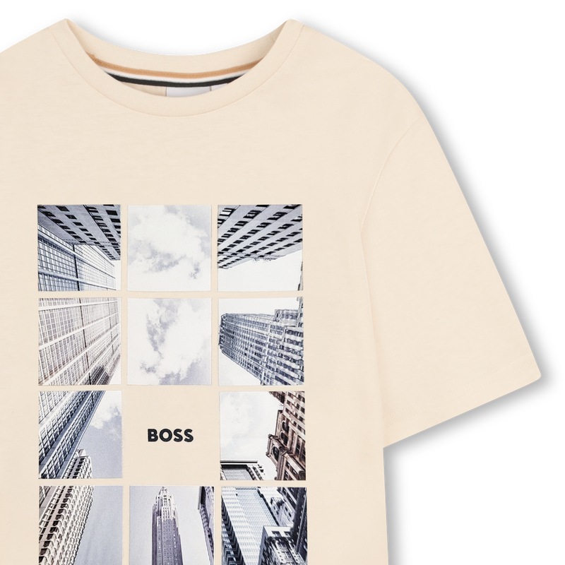 T-SHIRT DE MANGA CURTA BOSS 
                        BOY