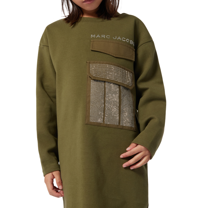 Vestido de manga comprida MARC JACOBS 
                        GIRL