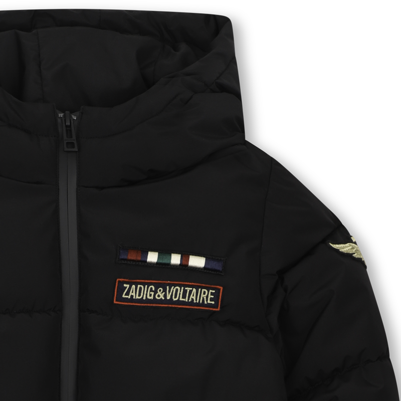 Casaco acolchoado com capuz ZADIG & VOLTAIRE 
                        BOY