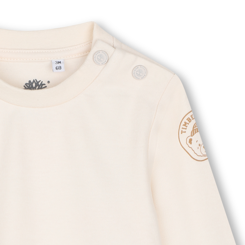 Conjunto de macac&atilde;o e camiseta TIMBERLAND 
                        MENINO