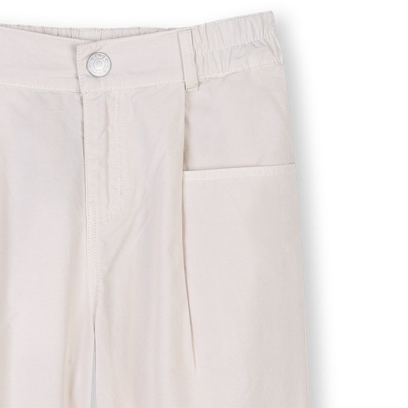 Cal&ccedil;as evas&eacute; em popelina KENZO KIDS 
                        GIRL