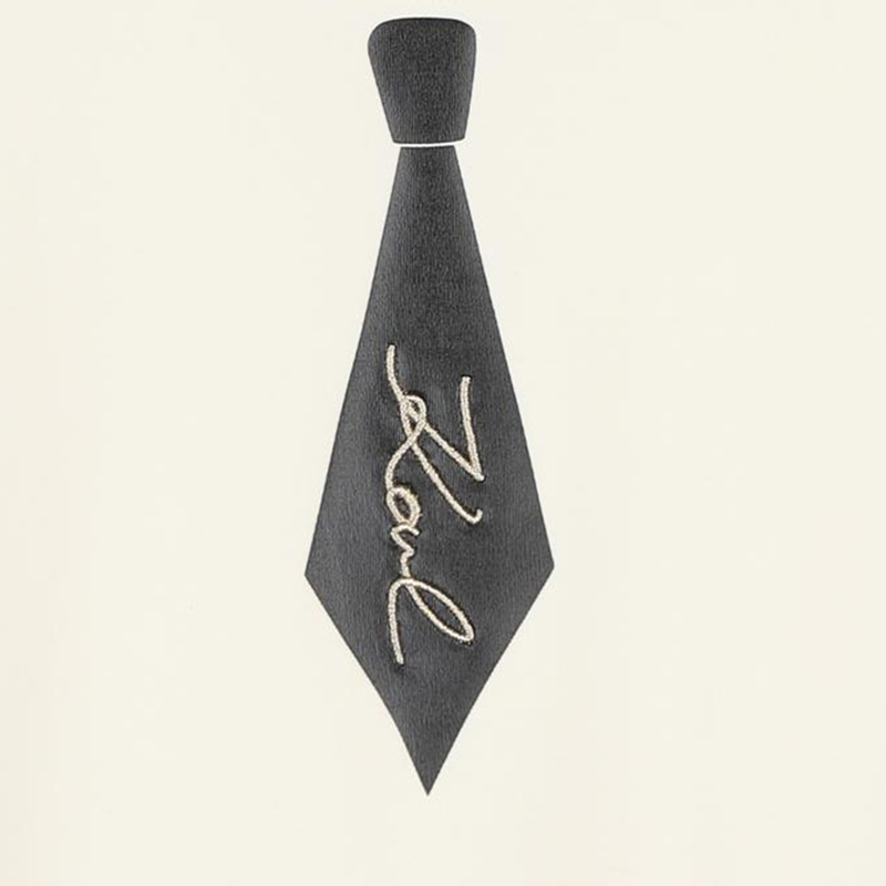 Top com gravata falsa KARL LAGERFELD KIDS 
                        GIRL