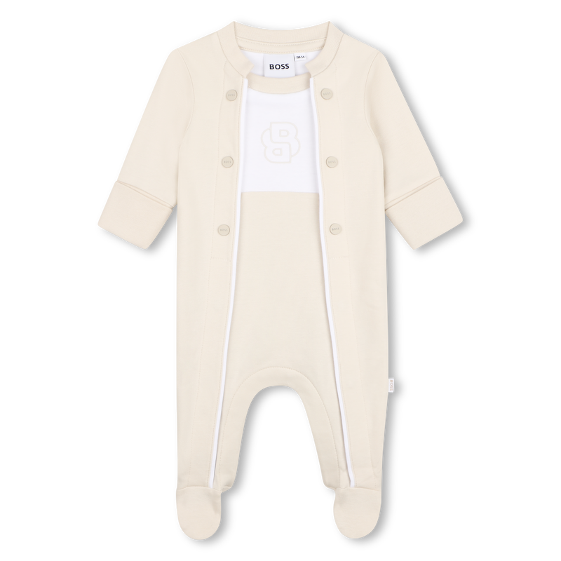 PIJAMA COM FECHO SNAP BOSS 
                        BOY